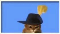 gif of puss in boots from Shrek